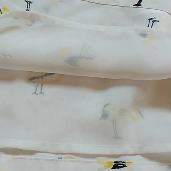 Tie Waist Flamingo Print Mini Dress - Picture 14 of 16